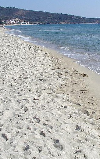 Sarti - plaża